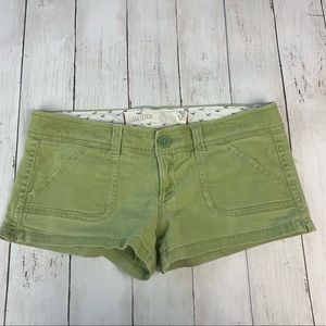 Hollister Lime Green Shorts Size 5